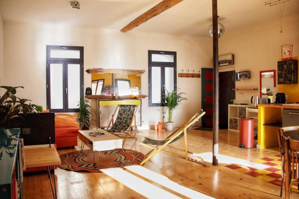 Appartement Artistic Loft, Downtown Montpellier, Wifi Extérieur photo